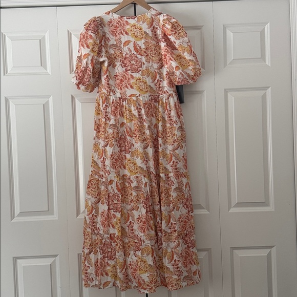 NWT Tuckernuck HYACINTH HOUSE Saffron Floral Cisco Maxi Dress size small - Picture 6 of 6